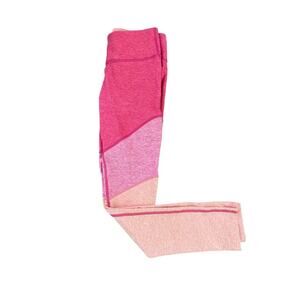 XS Outdoor Voices Tri-color Pink Yoga Pants Leggings